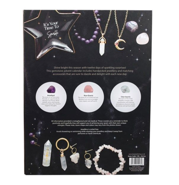 12-Day Crystal Jewellery Advent Calendar