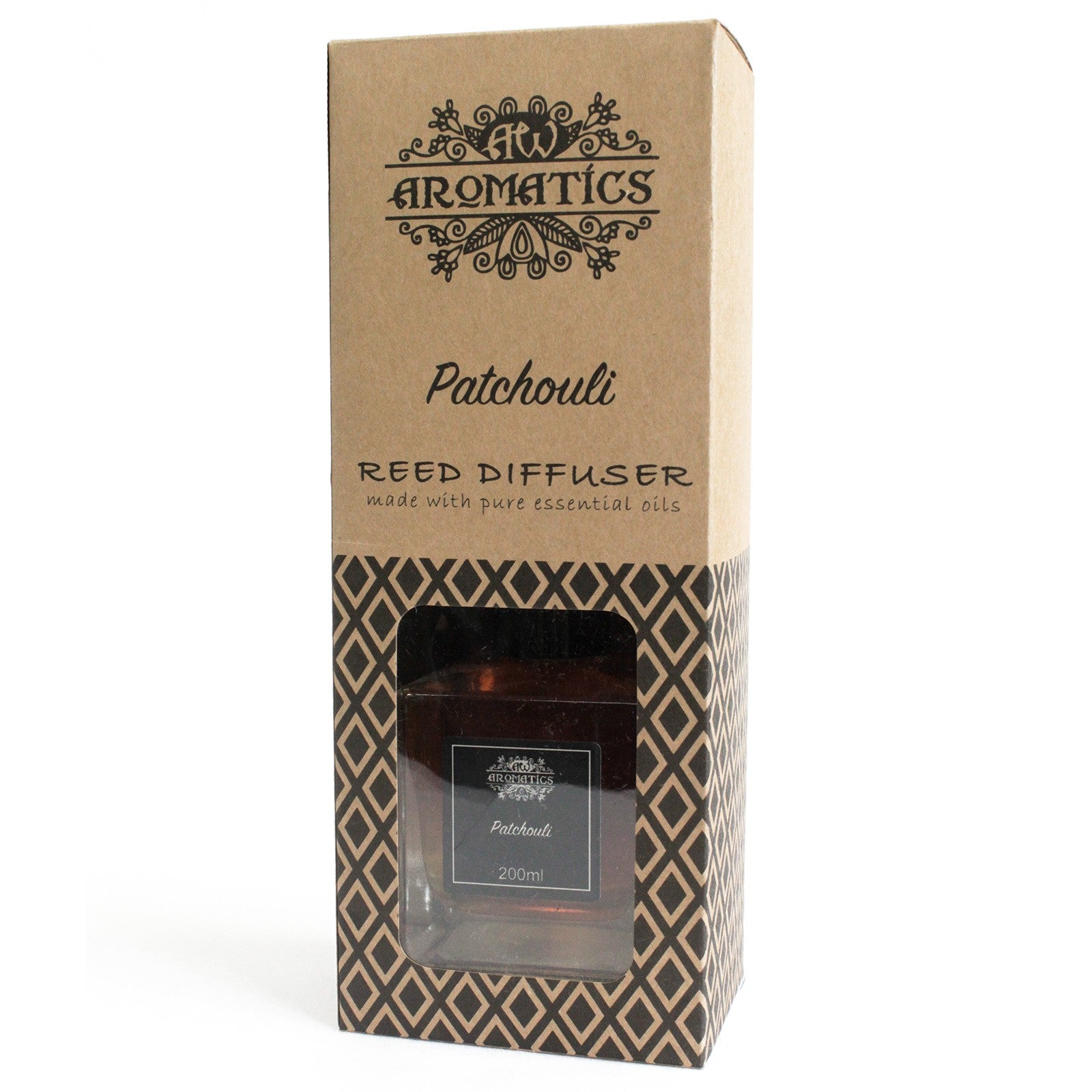 200ml Patchouli Essential Oil Reed Diffuser