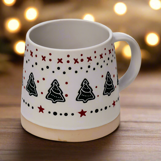 Stoneware Mug - Christmas Tree