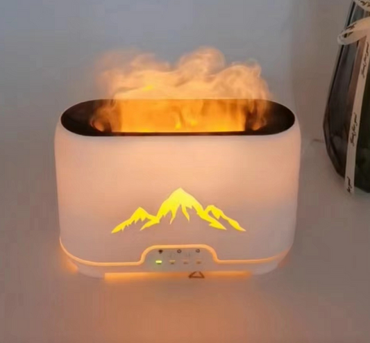 Himalayas Aroma Diffuser - USB-C - Remote control - Flame Effect