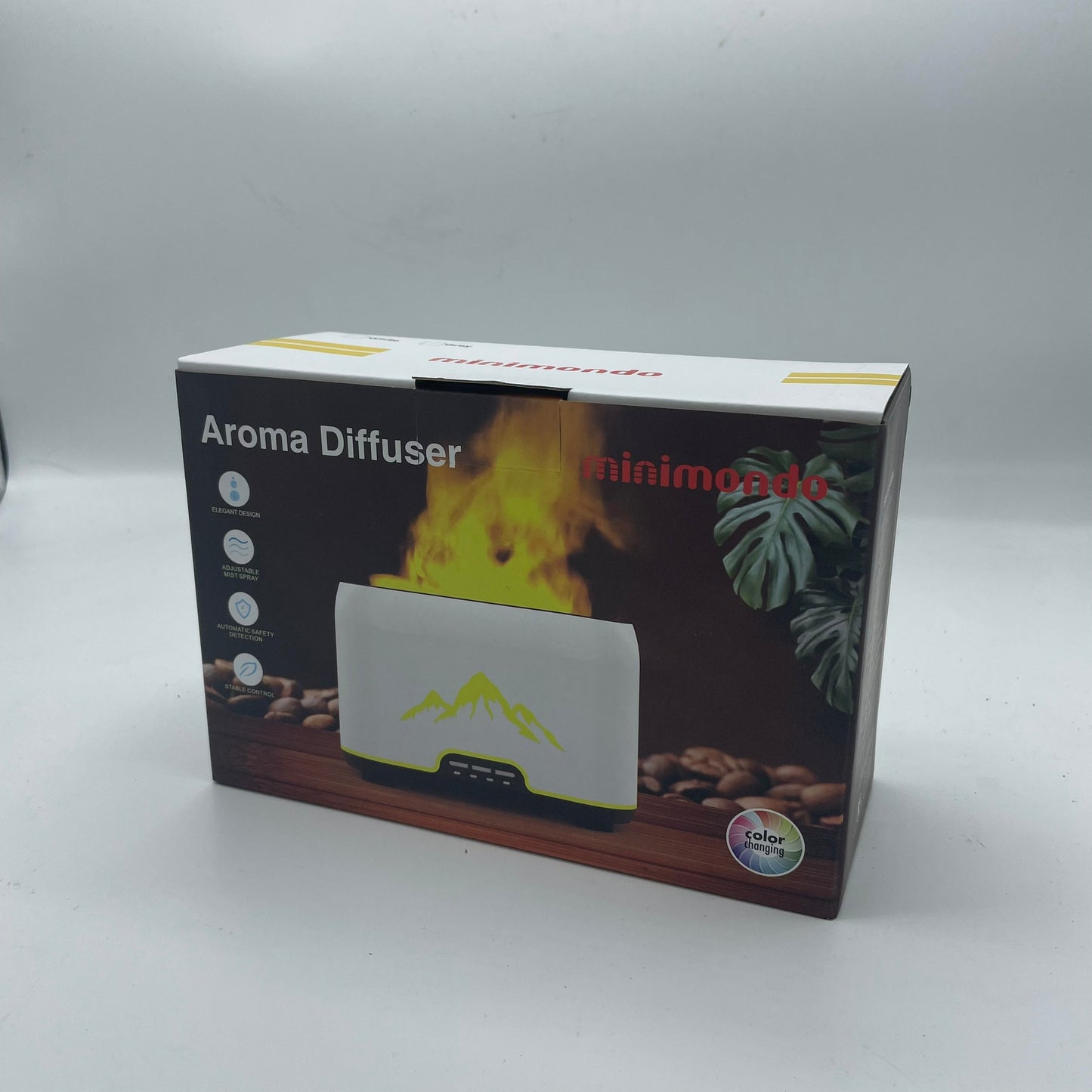 Himalayas Aroma Diffuser - USB-C - Remote control - Flame Effect