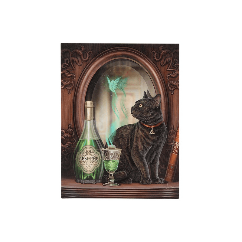 19x25cm Absinthe Canvas Plaque by Lisa Parker - DuvetDay.co.uk