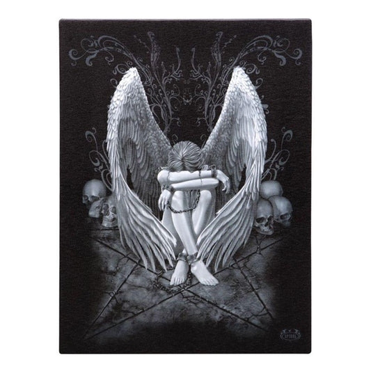 19x25cm Enslaved Angel Canvas Plaque by Spiral Direct - DuvetDay.co.uk