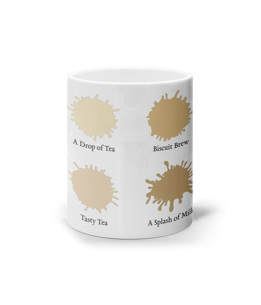 Tea lover "8 Strengths of Tea" mug – DuvetDay.co.uk