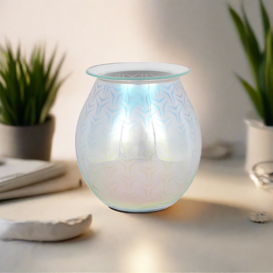 3D Geometric Light Up Electric Oil Burner