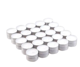 50x Unscented Tealight (4hr) - DuvetDay.co.uk