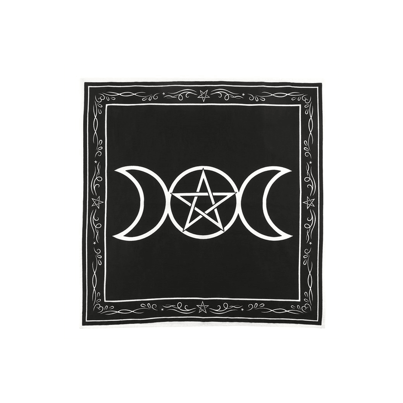 70x70cm Triple Moon Altar Cloth - DuvetDay.co.uk