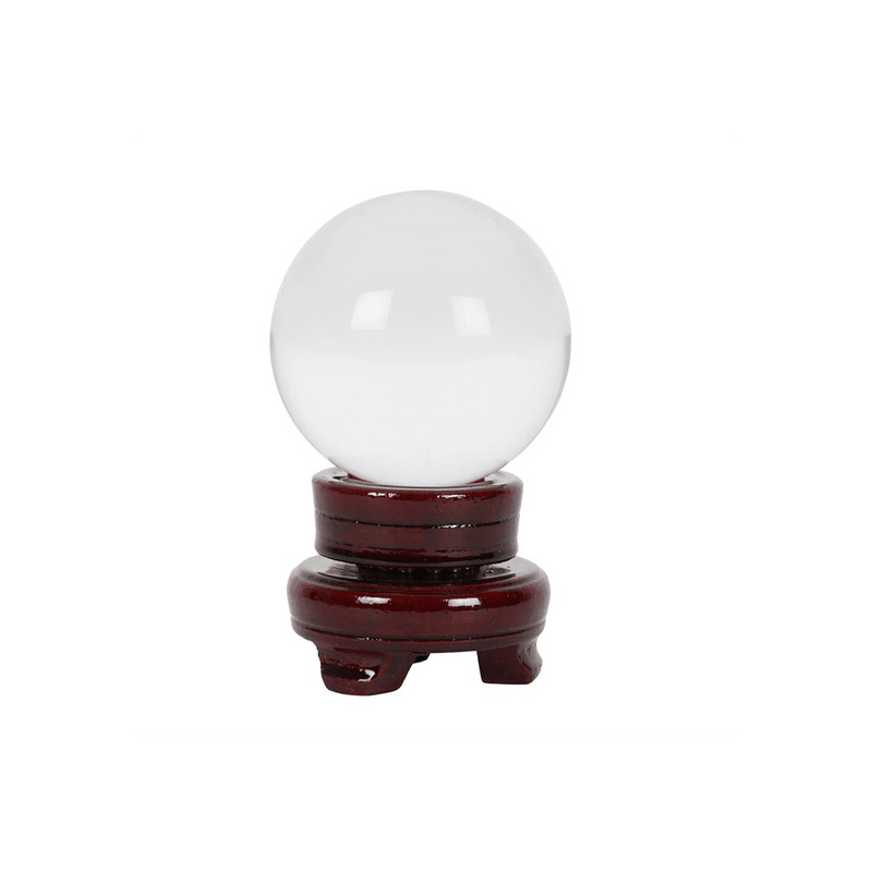 8cm Crystal Ball with Stand - DuvetDay.co.uk