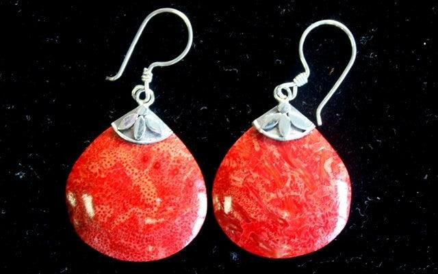 925 Silver Earrings - Ball Drops - DuvetDay.co.uk