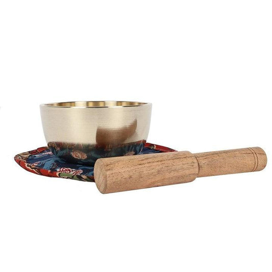 9cm Brass Singing Bowl - DuvetDay.co.uk