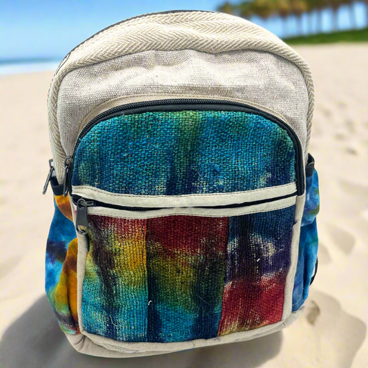 Tiedye Hemp Medium Backpack No Print