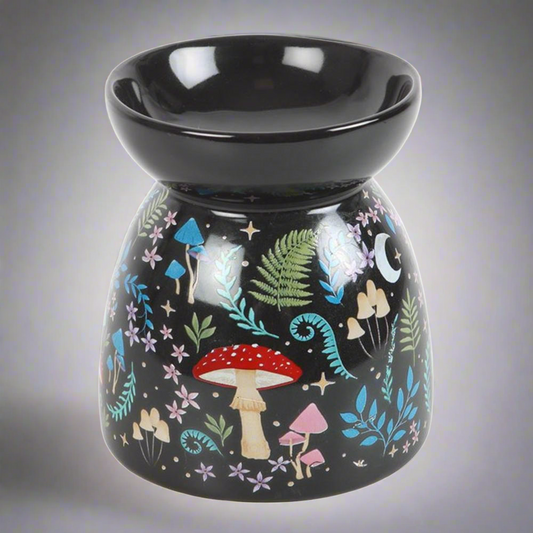 Dark Forest Print Oil Burner - DuvetDay.co.uk