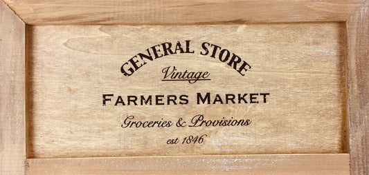 Rustic General Store Blackboard 55cm