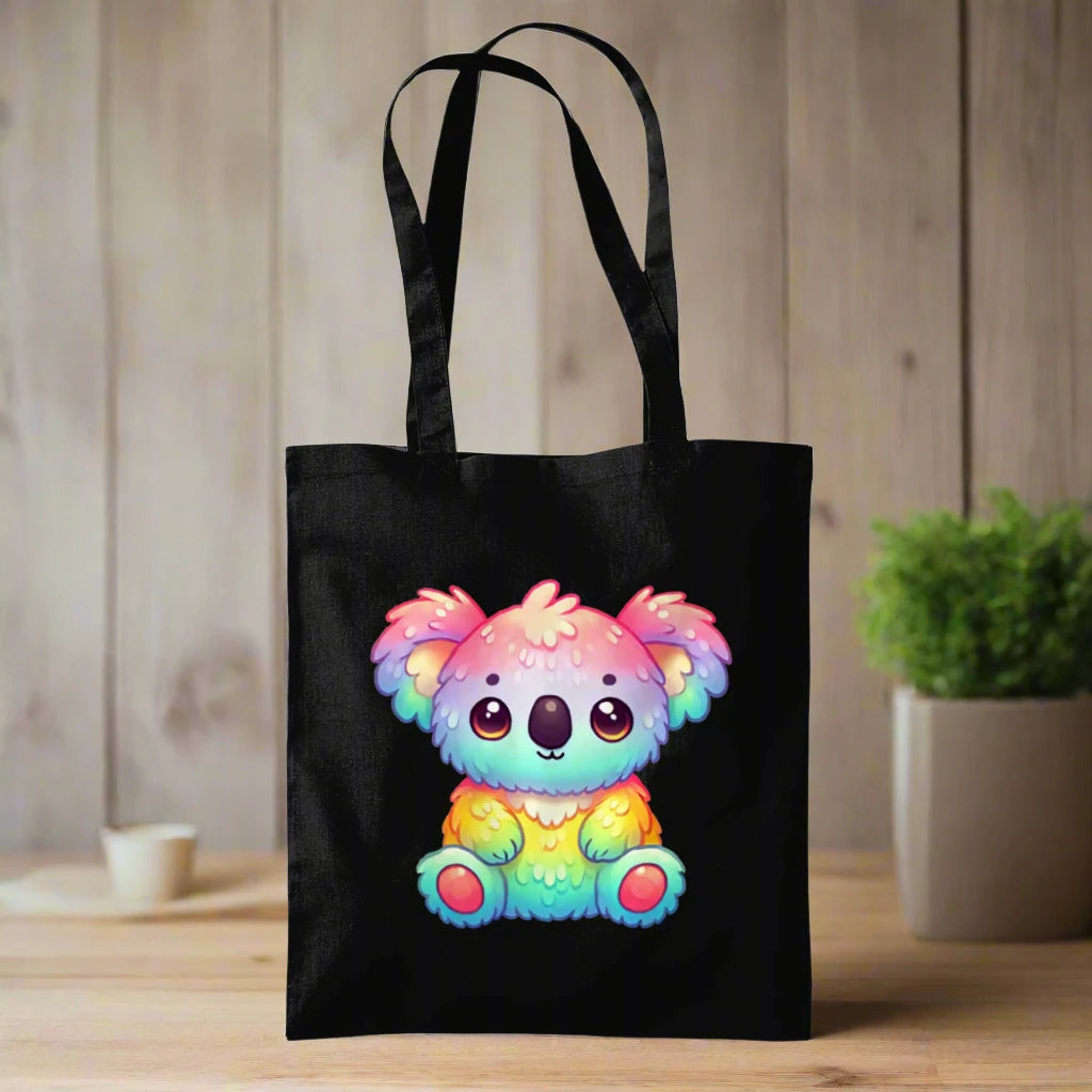 Koala Rainbow Colours Eco Tote Bag