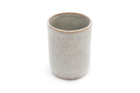 Taupe Ceramic Toothbrush Holder