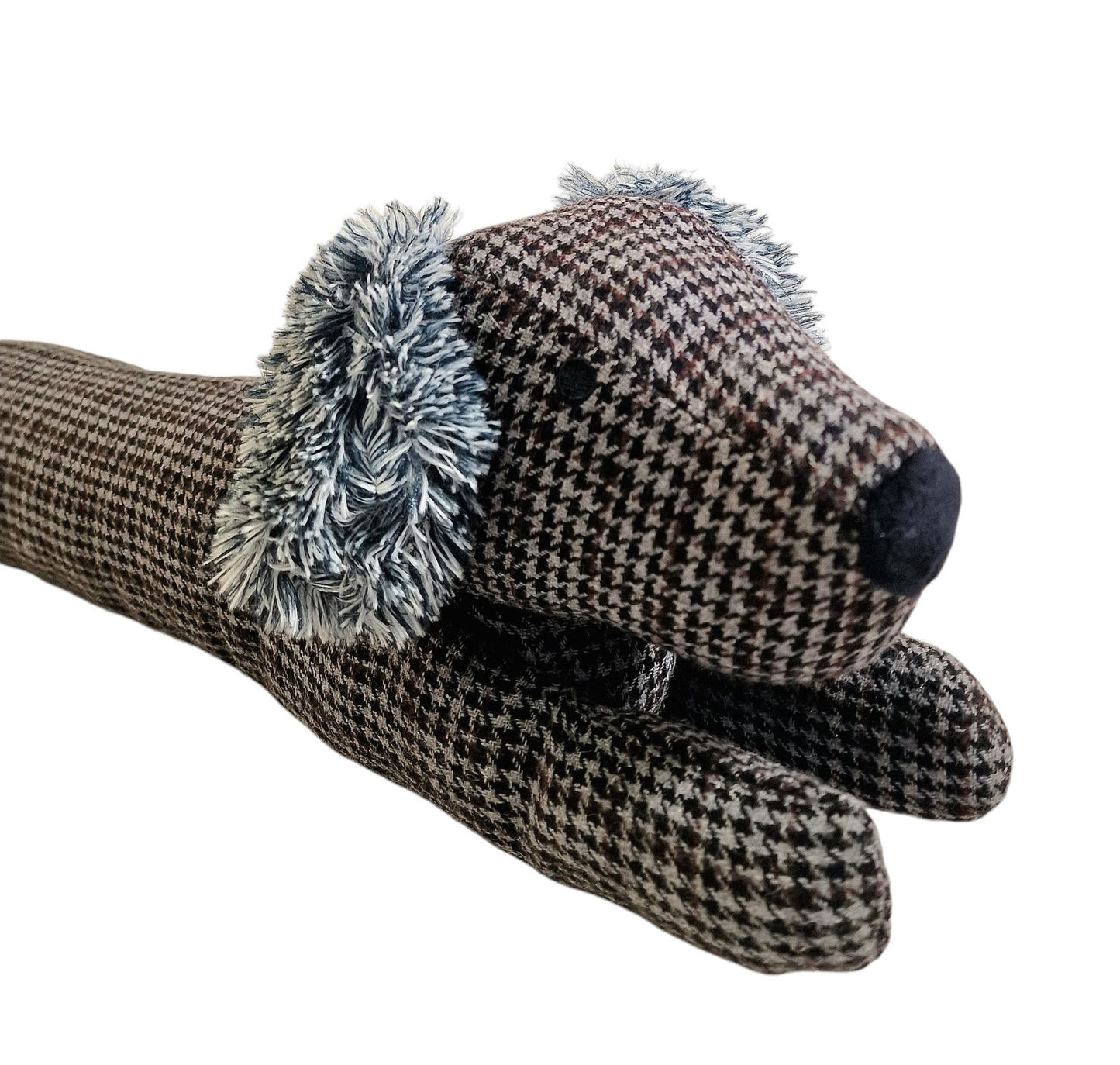 Sausage Dog Draft Excluder - Grey 85cm