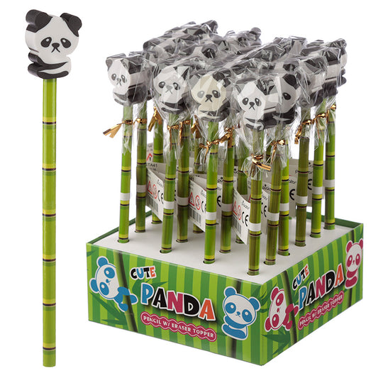 Novelty Kids Panda Design Pencil and Eraser