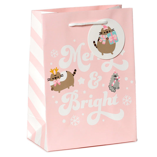 Christmas Gift Bag (Medium) - Pusheen the Cat