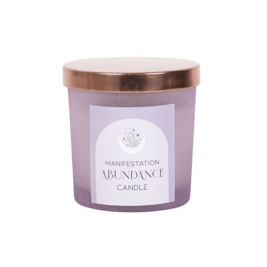 Abundance French Lavender Crystal Chip Candle - DuvetDay.co.uk