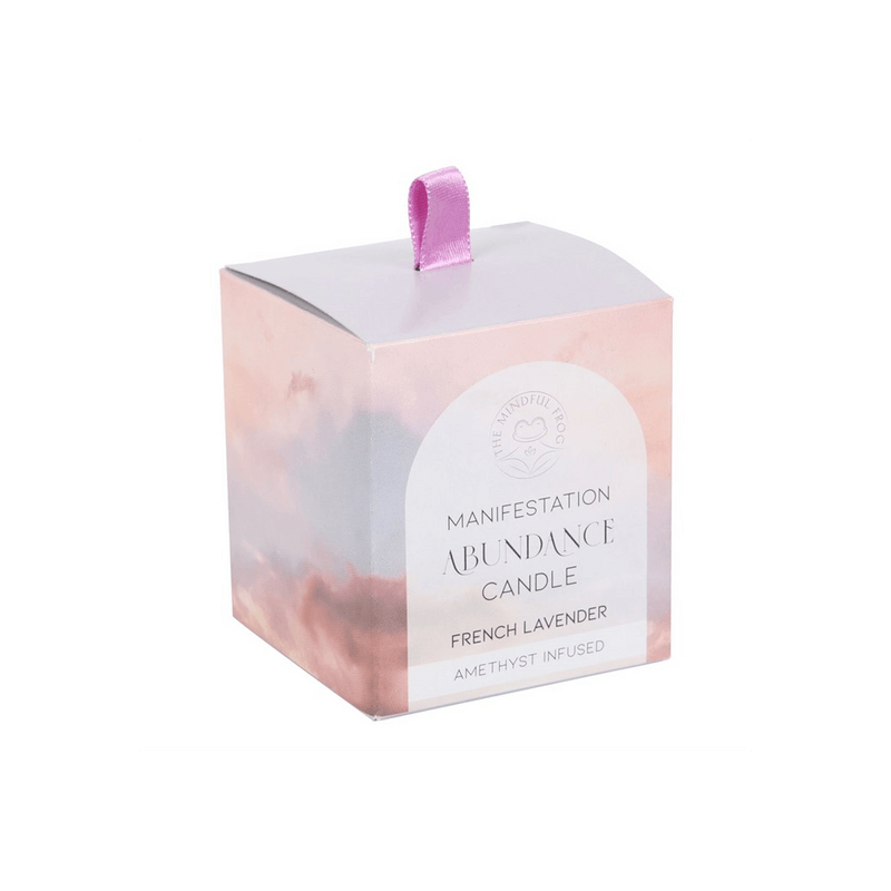 Abundance French Lavender Crystal Chip Candle - DuvetDay.co.uk