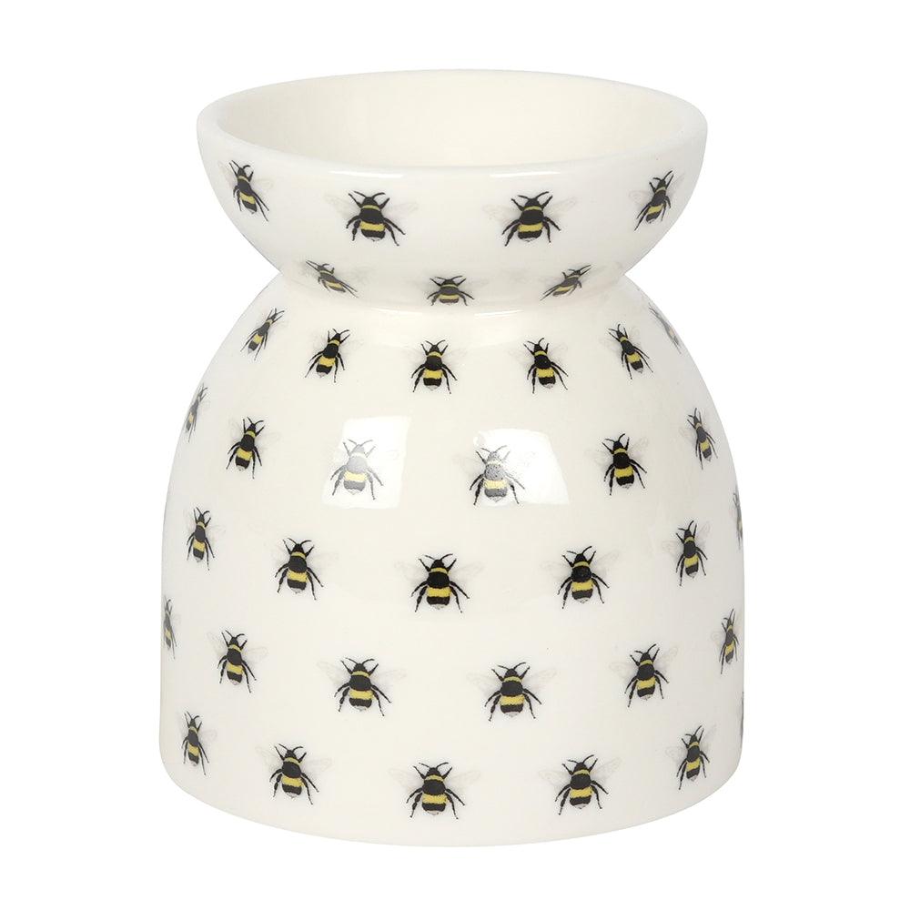 All Over Bee Print Oil Burner - DuvetDay.co.uk