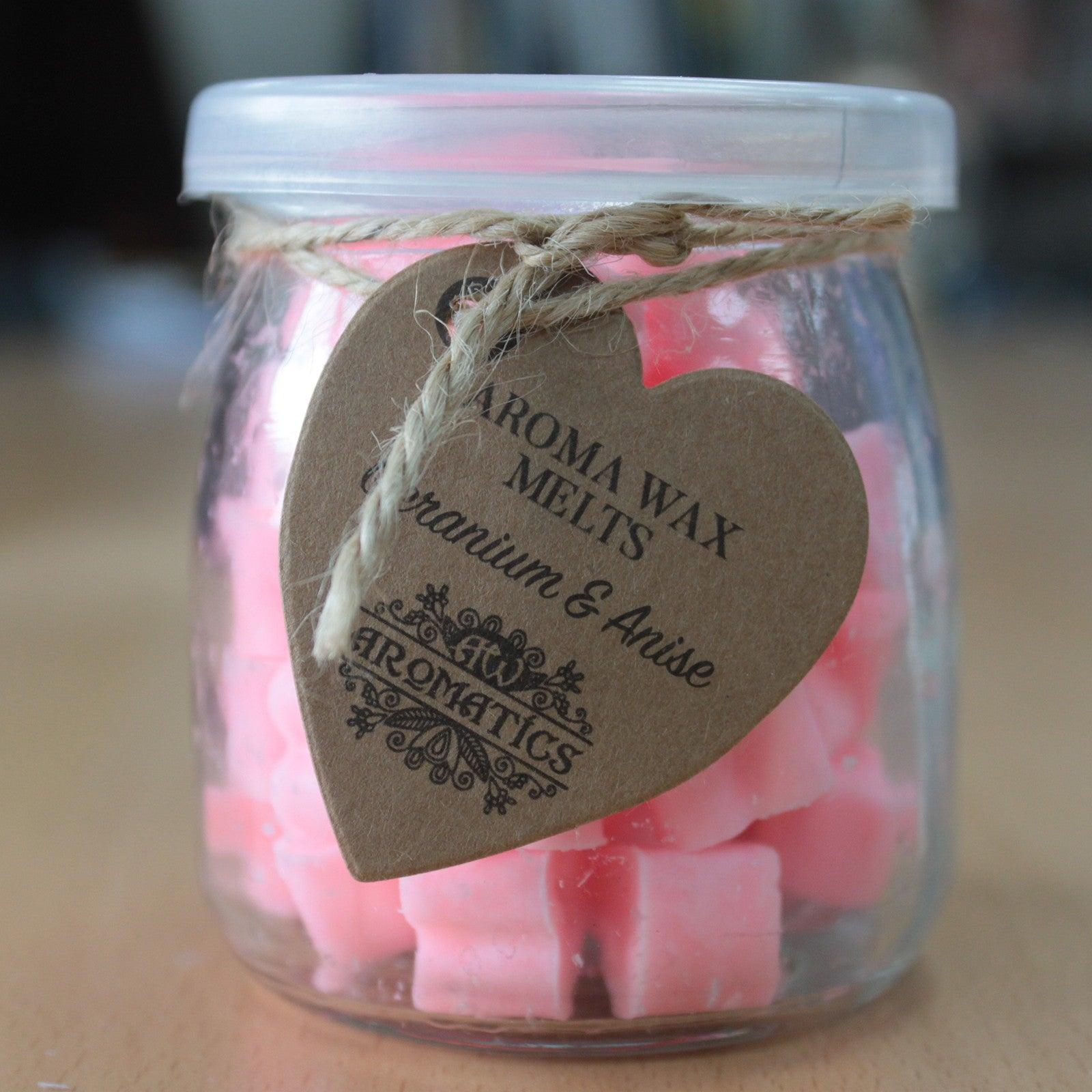 Aroma Wax Melts - Geranium & Anise - DuvetDay.co.uk