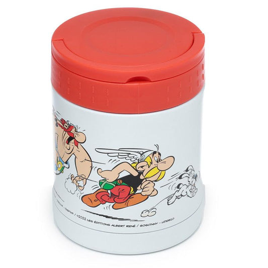 Asterix & Obelix Stainless Steel Insulated Food Snack/Lunch Pot 400ml - DuvetDay.co.uk