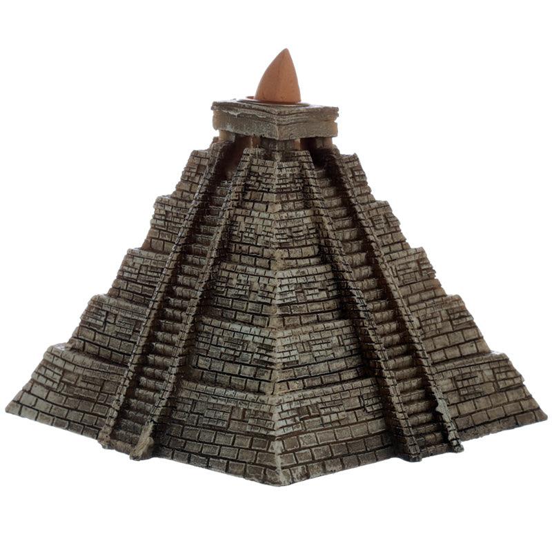 Backflow Incense Burner - Aztec Pyramid - DuvetDay.co.uk