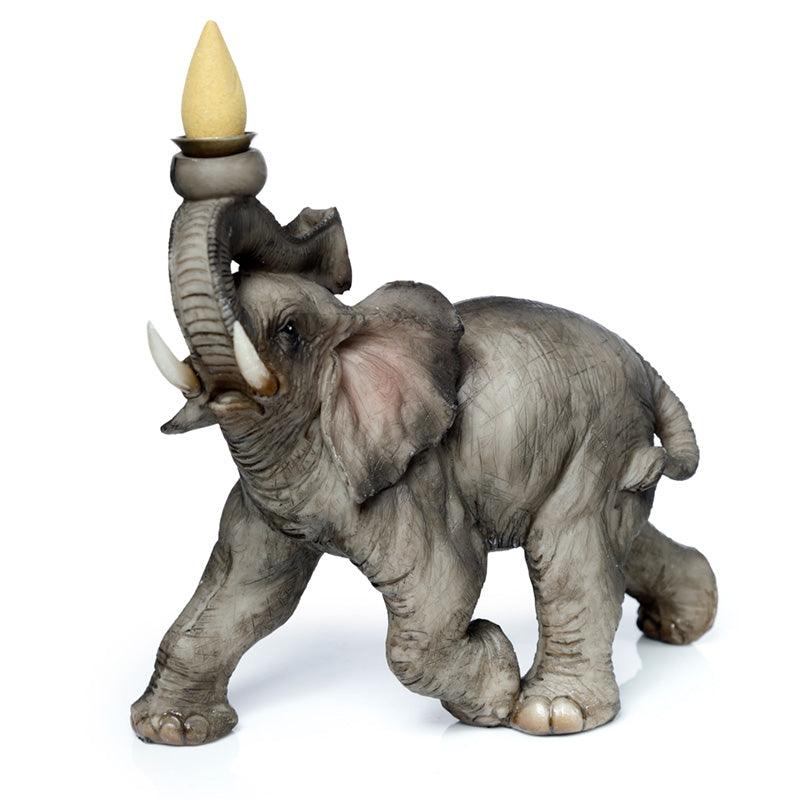 Backflow Incense Burner - Elephant - DuvetDay.co.uk