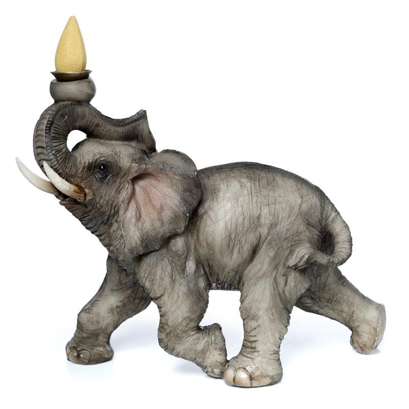 Backflow Incense Burner - Elephant - DuvetDay.co.uk