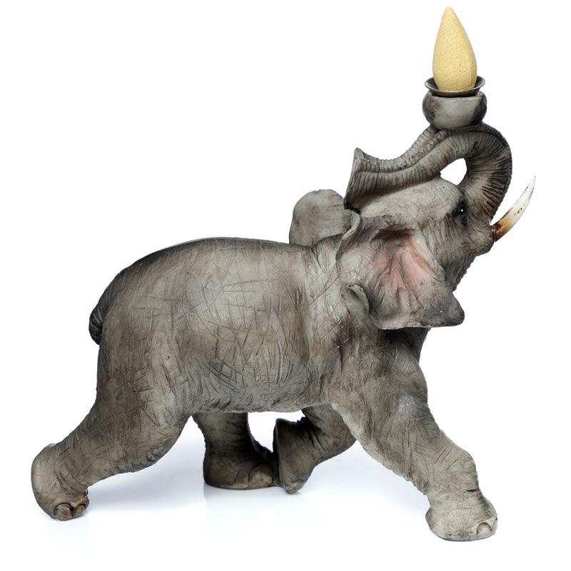 Backflow Incense Burner - Elephant - DuvetDay.co.uk