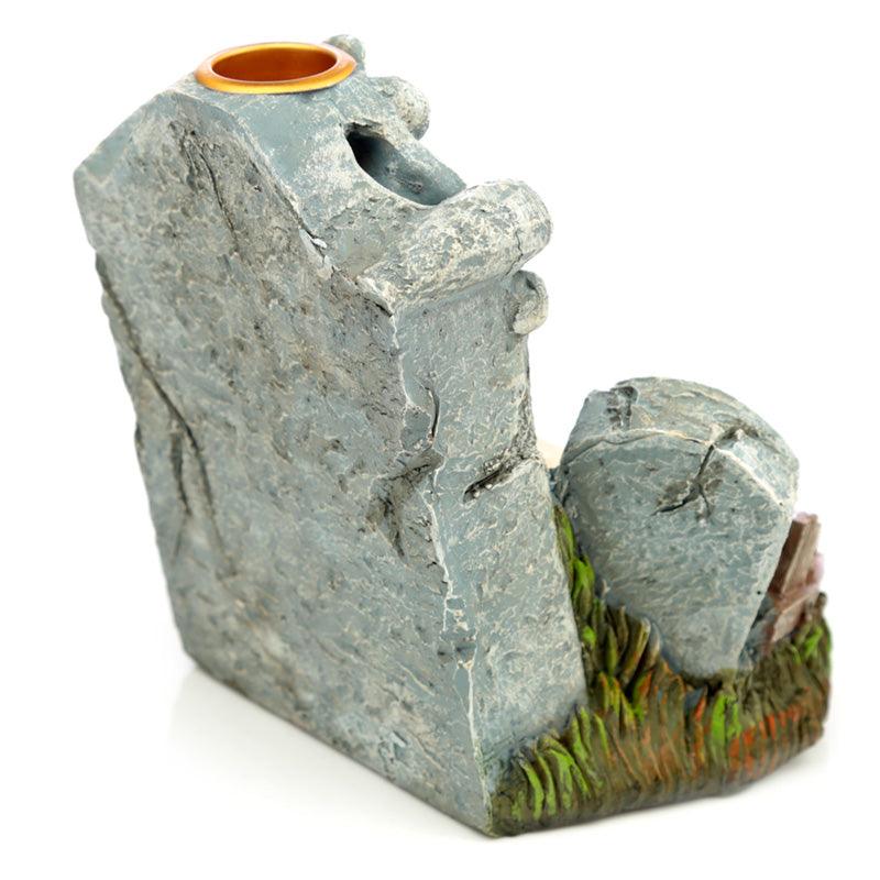 Backflow Incense Burner - RIP Tombstone - DuvetDay.co.uk