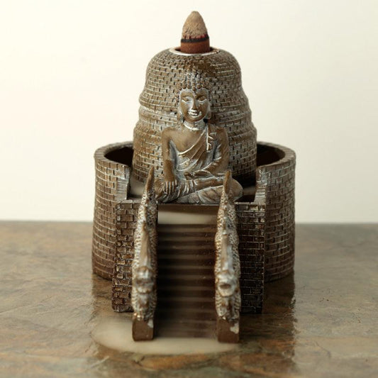 Backflow Incense Burner - Thai Buddha Temple - DuvetDay.co.uk