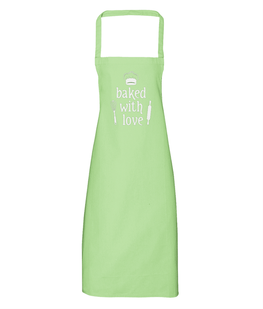 Baked with Love Cotton Apron - DuvetDay.co.uk