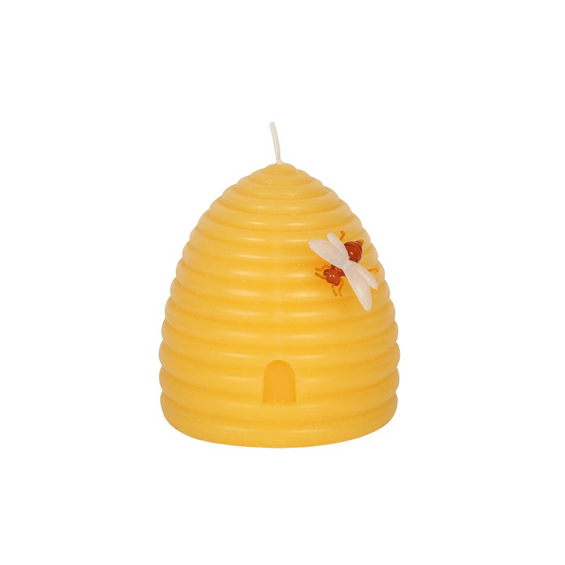 Beeswax Hive Shaped Candle - DuvetDay.co.uk