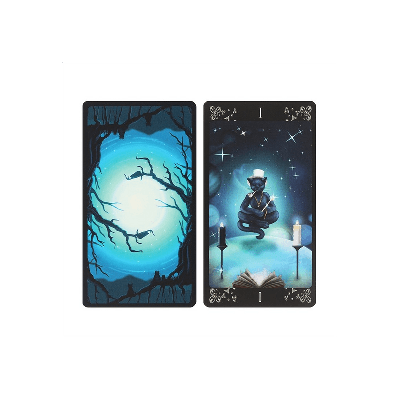 Black Cats Tarot Cards - DuvetDay.co.uk