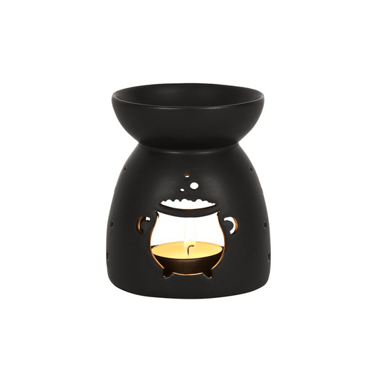 Black Cauldron Cut Out Oil Burner - DuvetDay.co.uk