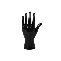 Black Ceramic Palmistry Hand Ornament - DuvetDay.co.uk