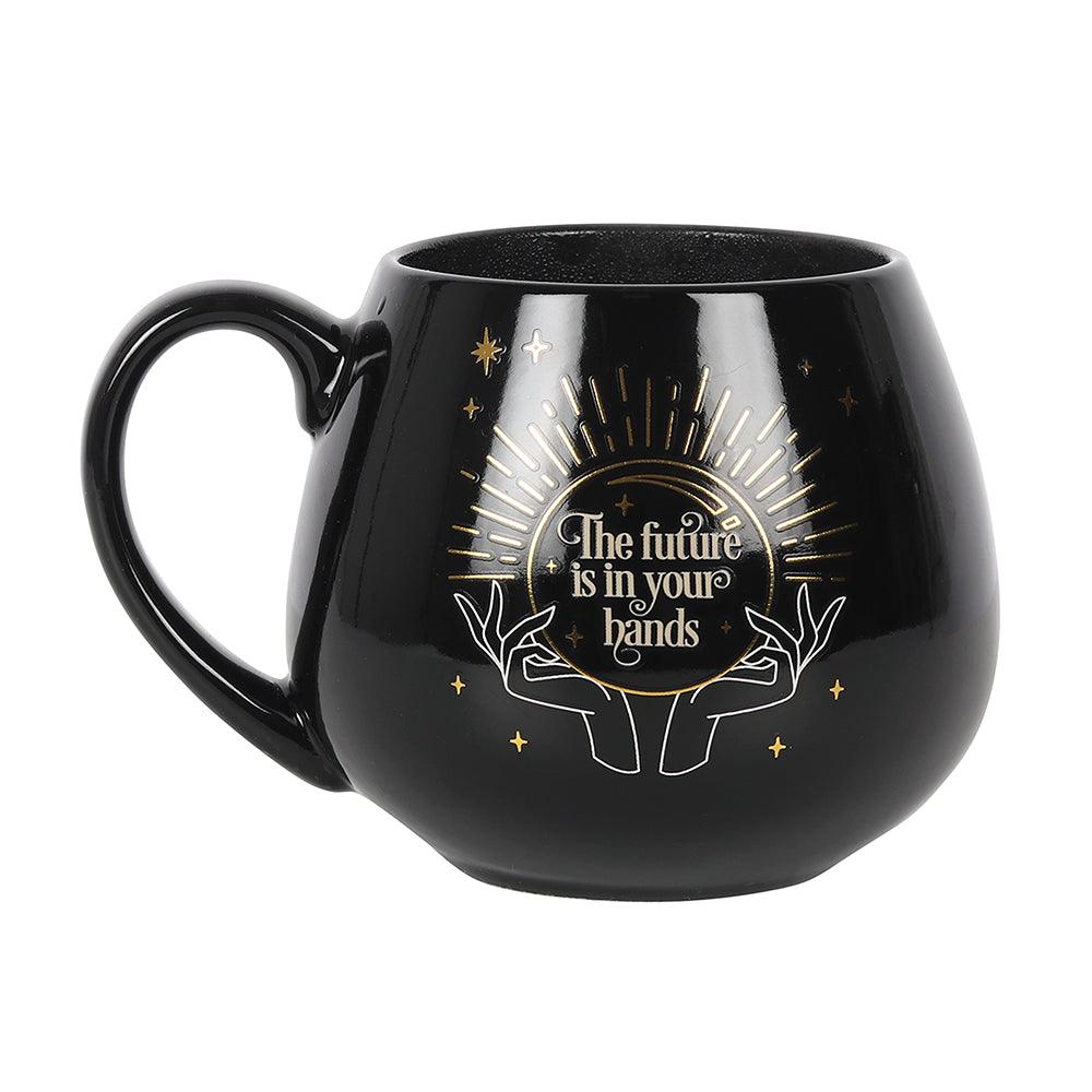 Black Fortune Teller Colour Changing Mug - DuvetDay.co.uk