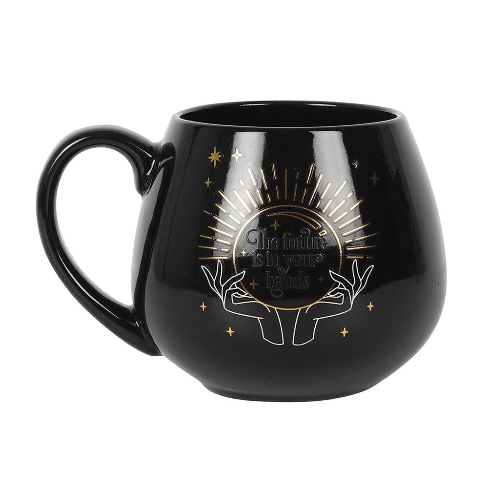 Black Fortune Teller Colour Changing Mug - DuvetDay.co.uk