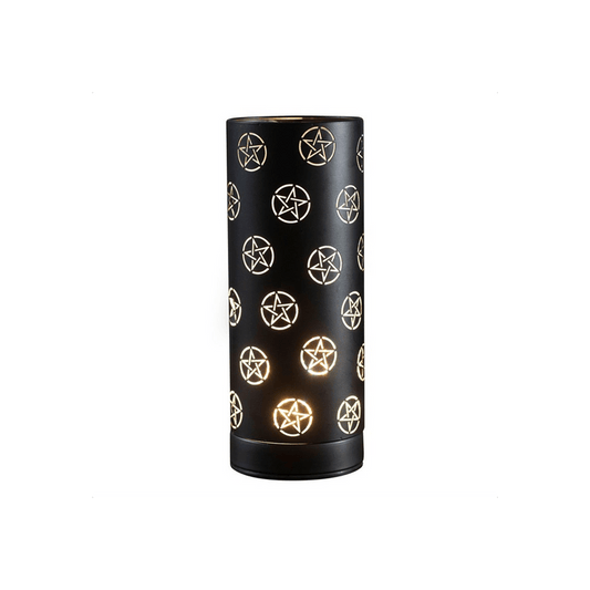 Black Pentagram Aroma Lamp - DuvetDay.co.uk