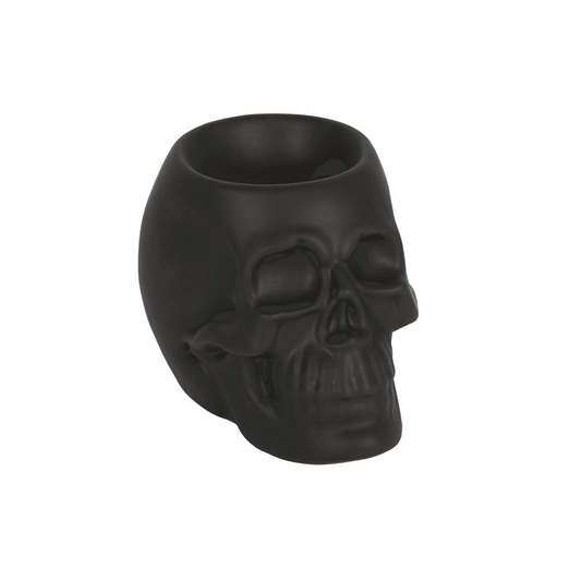 Black Skull Oil Burner - DuvetDay.co.uk