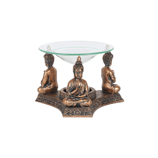 Bronze Buddha Oil Burner - DuvetDay.co.uk