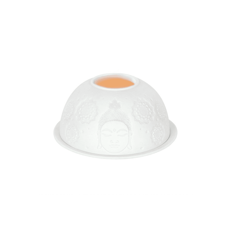 Buddha Face Dome Tealight Holder - DuvetDay.co.uk