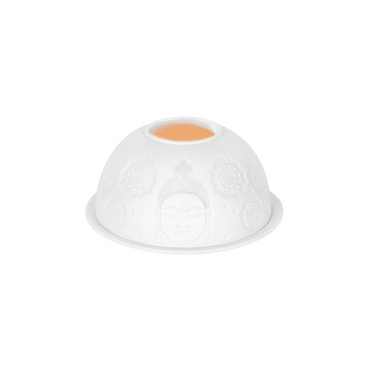 Buddha Face Dome Tealight Holder - DuvetDay.co.uk