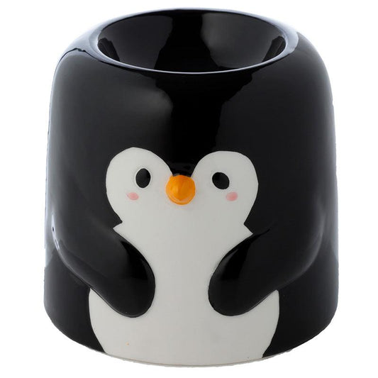 Ceramic Penguin Shaped Oil Burner - DuvetDay.co.uk