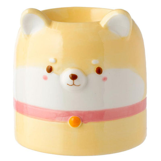 Ceramic Shiba Inu Shaped Oil Burner - DuvetDay.co.uk