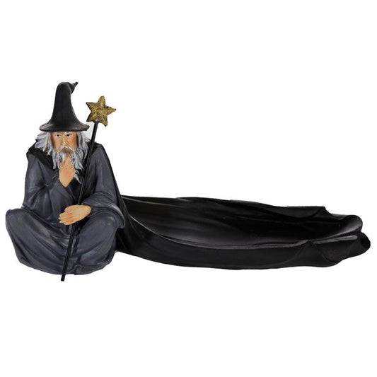 Collectable Spirit of the Sorcerer Wizard - Ash Catcher Incense Stick Burner - DuvetDay.co.uk