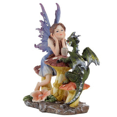Collectable Woodland Spirit Dragon Tea Party Fairy - DuvetDay.co.uk
