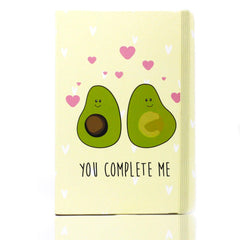 Cool A5 Notebook - Assorted Designs - Crazy Avocado - DuvetDay.co.uk